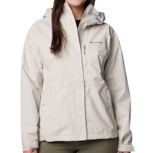 Columbia women’s Beige Hooded Raincoat